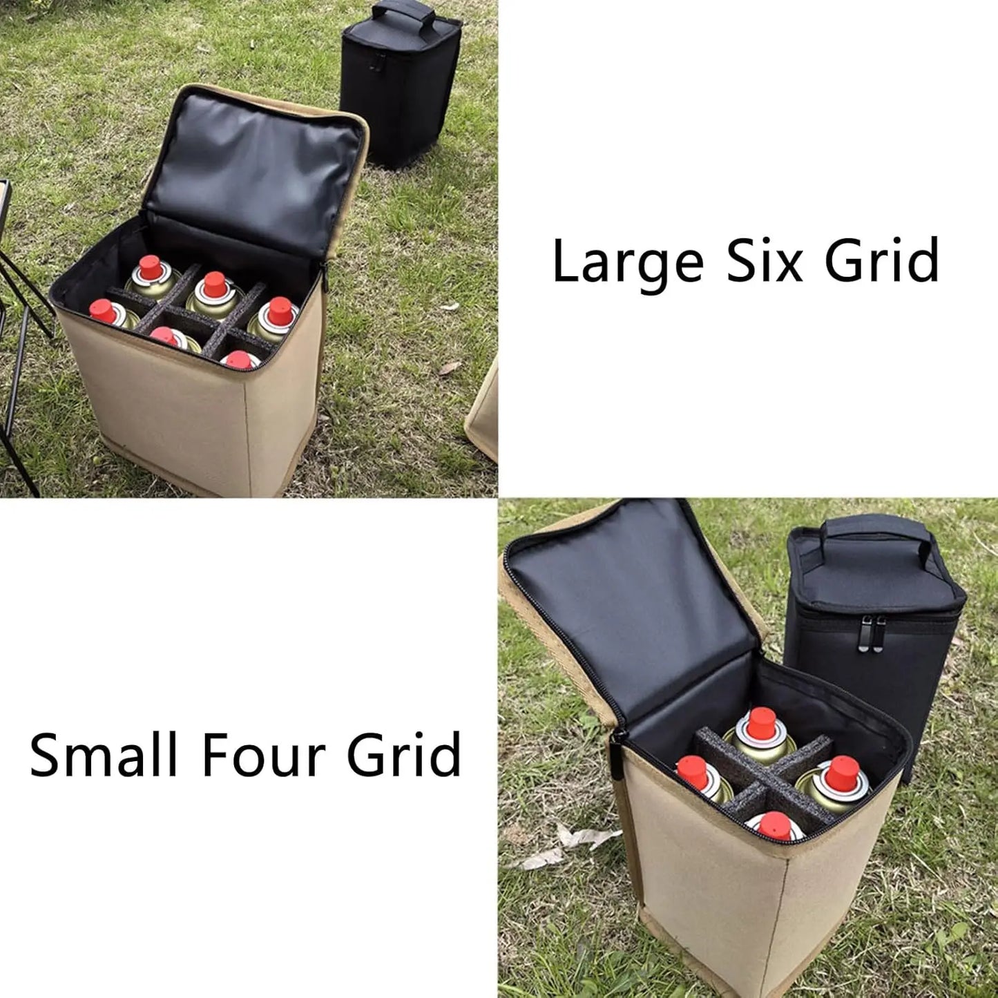 Camping Tanks Storage Bag – Portable Fuel Cylinder Protective Case & Camp Light Carrying Bag