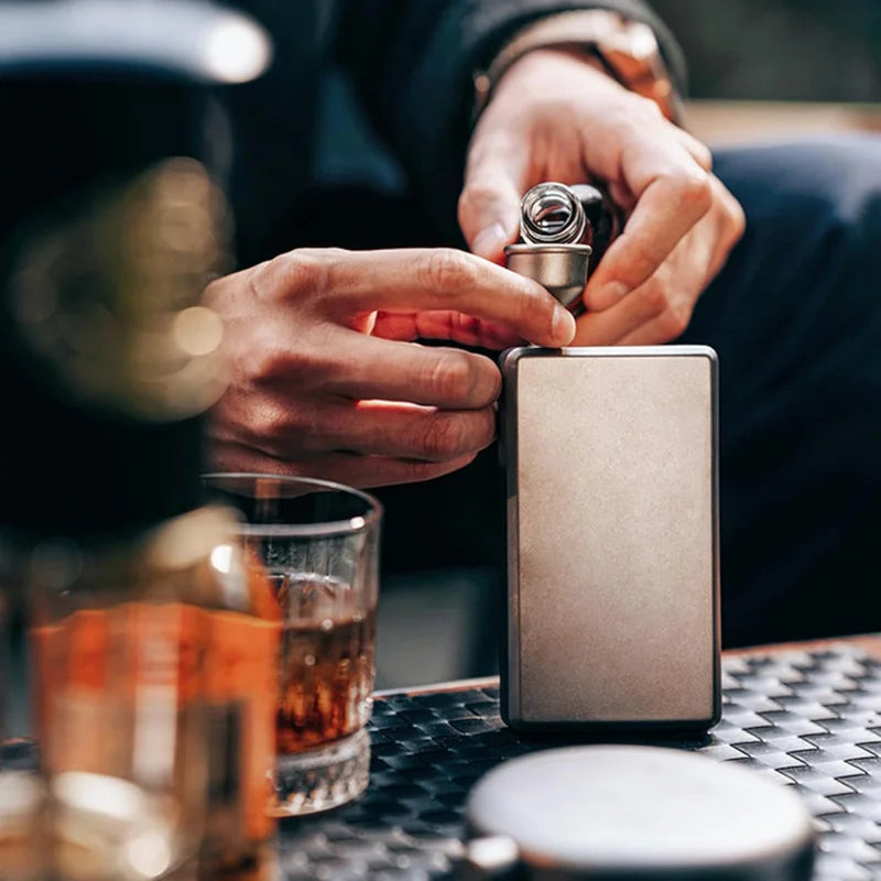 KEITH Titanium Pocket Flask with Funnel – 100ml / 200ml