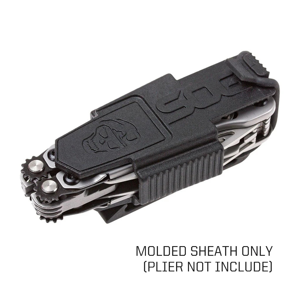 SOG Durable Nylon Belt Sheath – Compact Multi-Tool Pouch with Secure Snap Closure & Back Clip for EDC