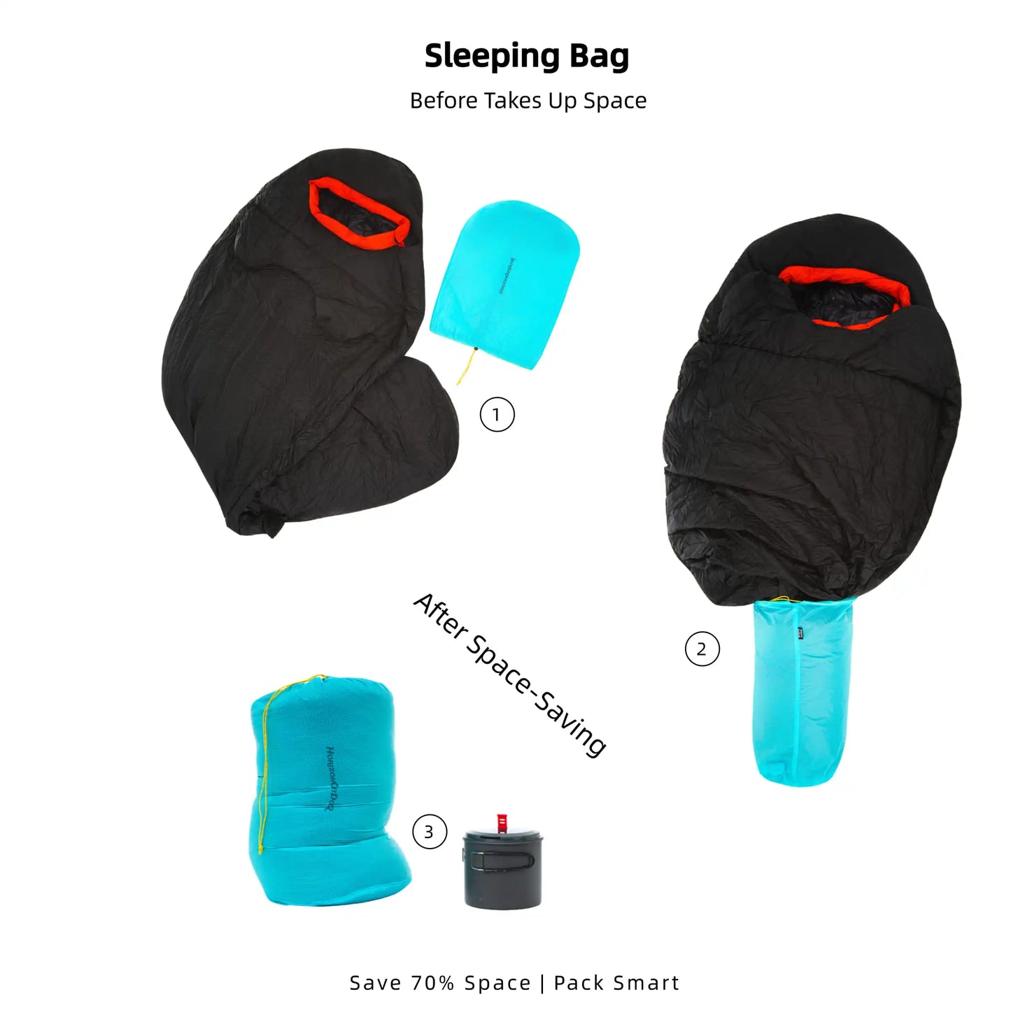 Ultralight Stuff Sack- Ultra-SIL Ripstop | Water-Resistant | Perfect for Travel & Outdoor Adventures