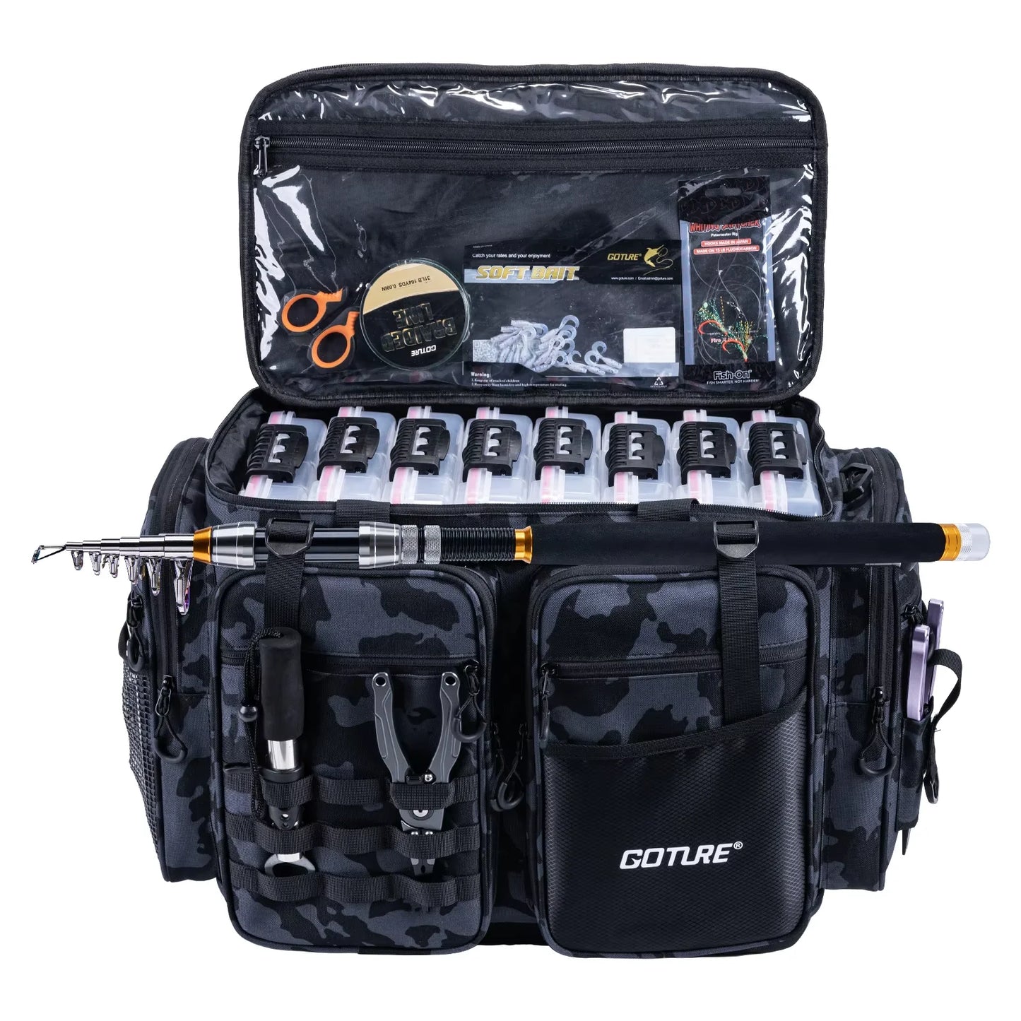 Goture Pro Angler Tackle Bag – Premium Gear Organizer for Serious Fishermen