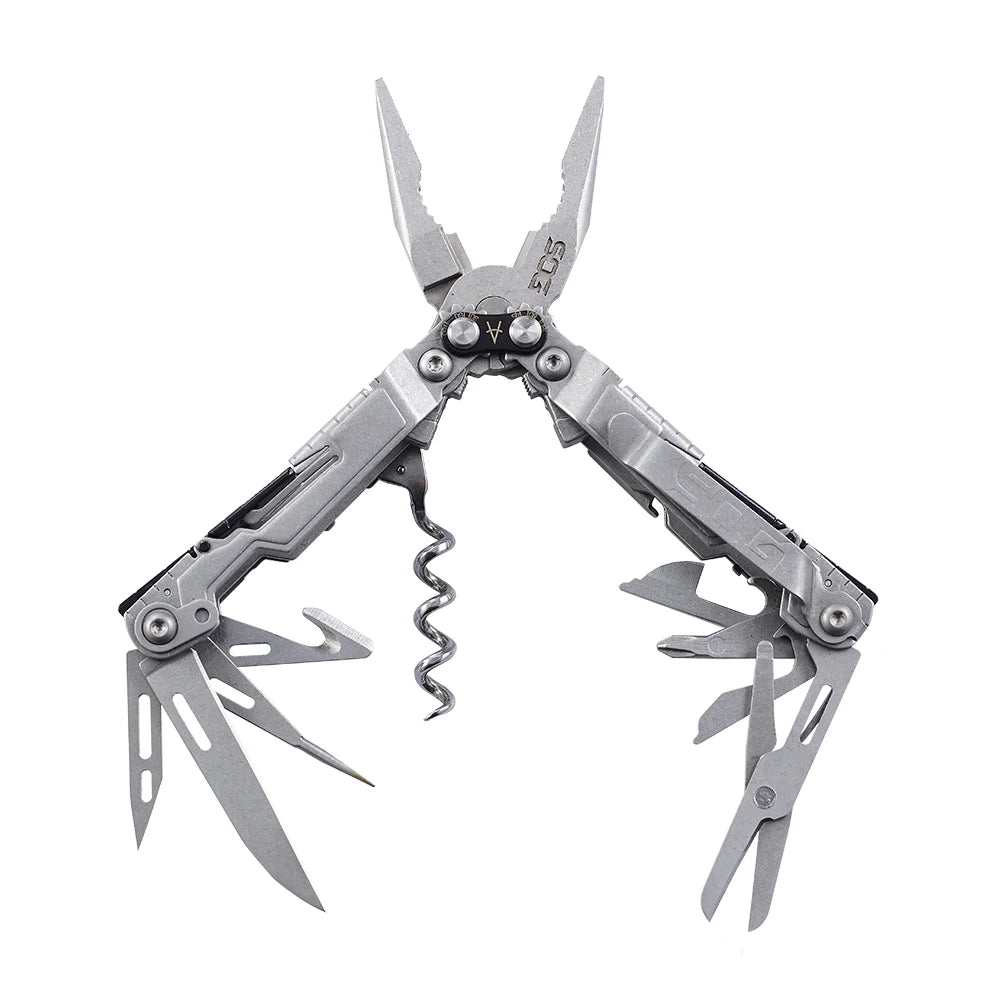 SOG PowerLitre 19-in-1 Mini Multi-Tool – Compact EDC for Outdoor Survival