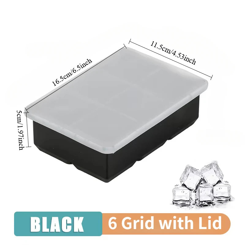 Silicone Ice Cube Molds ‑Grid Spherical Ice Makers