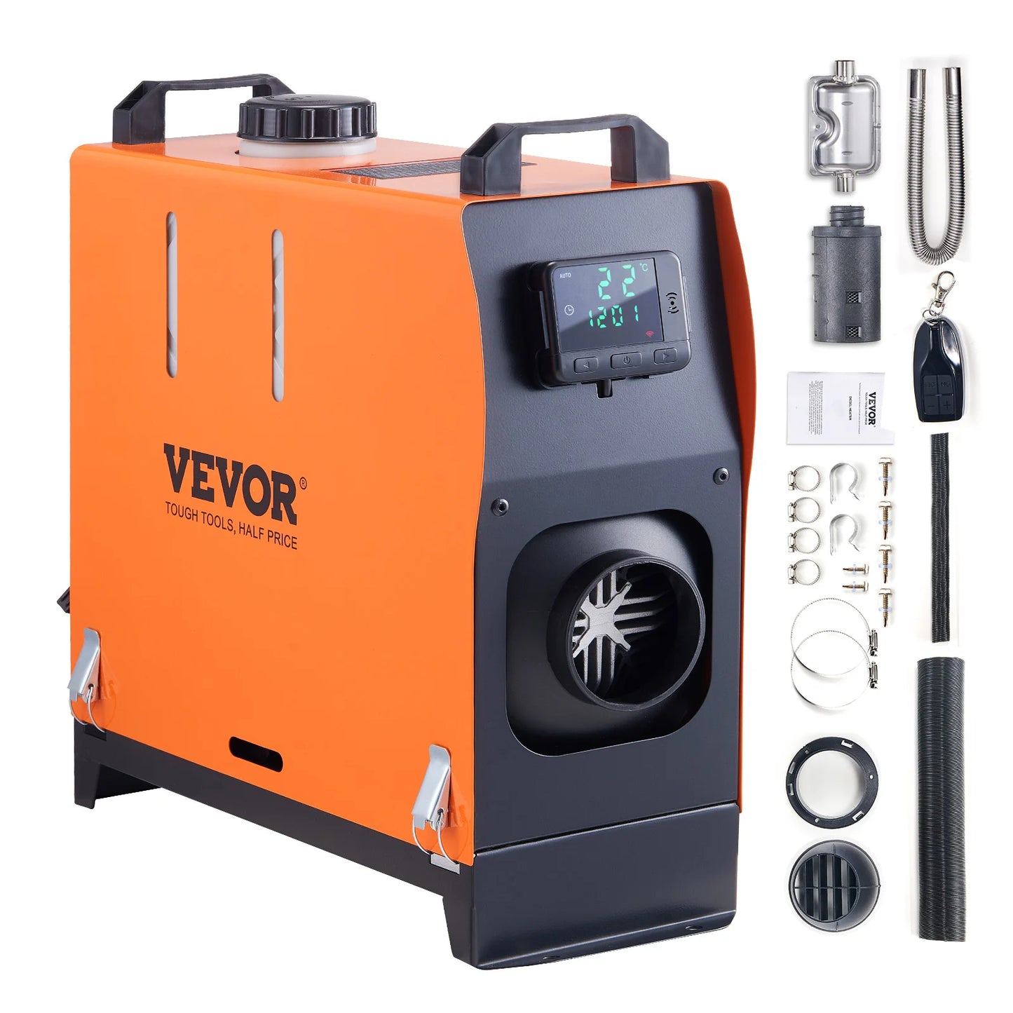 8KW Diesel Heater 12V with Bluetooth – Powerful, Efficient Heating for Any Adventure