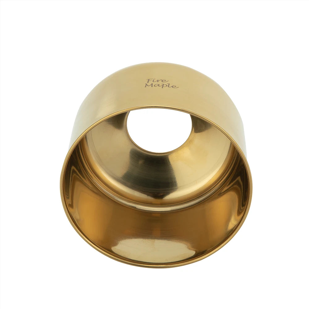 Fire Maple Dome Gas Canister Protective Cover – 230g Stainless Steel Shield for Camping & Backpacking Fuel Canisters