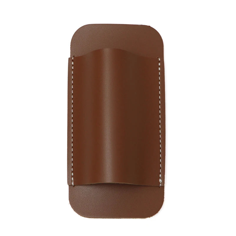 Genuine Leather EDC Folding Knife Sheath – Waist Carrier for Outdoor Survival