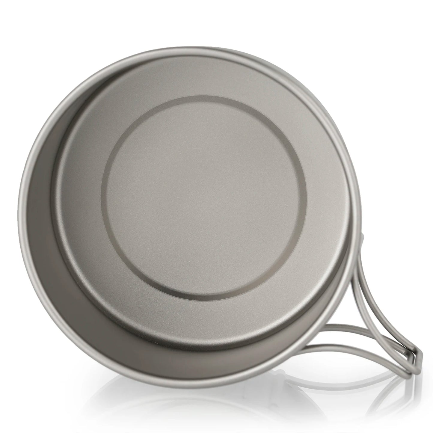 Lixada Titanium Bowl with Folding Handles – Ultra-Light Bowls for Camping, Hiking & Backpacking