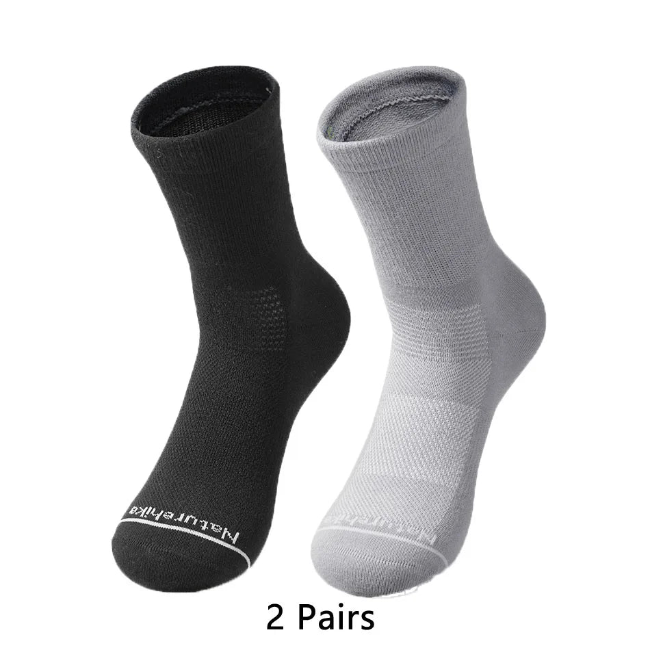 Naturehike Socks – Quick-Drying Right Angle Mid-Calf Socks for Running, Hiking & Mountaineering