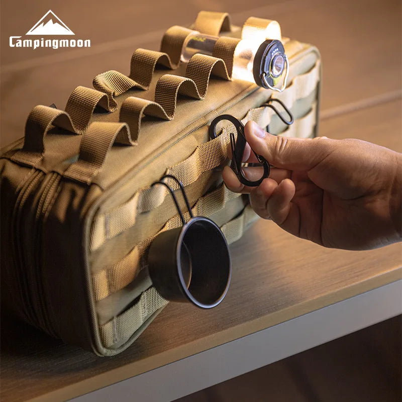 Campingmoon BG-30 Tactical Storage Bag – Double Layer Camping Gear Handbag