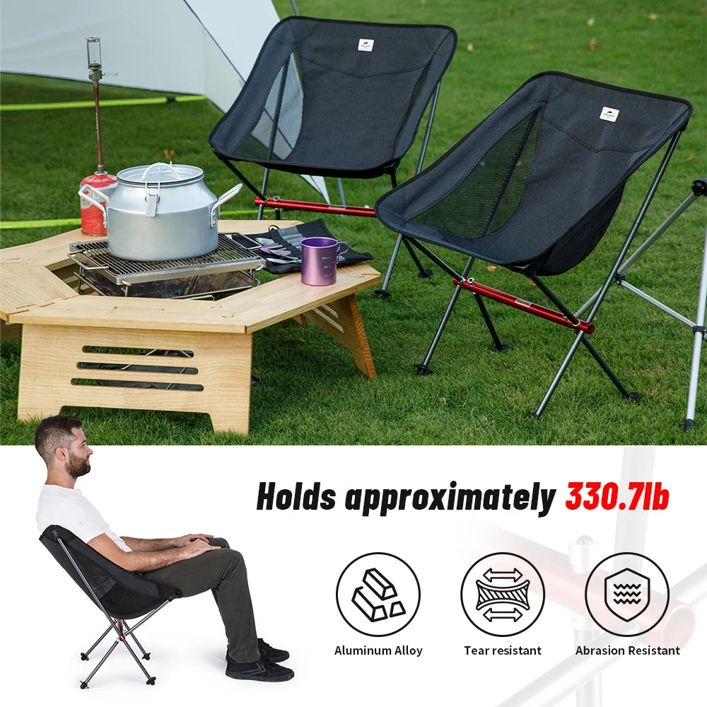 Naturehike Ultralight Folding Camp Chair – Compact Comfort for Every Adventure