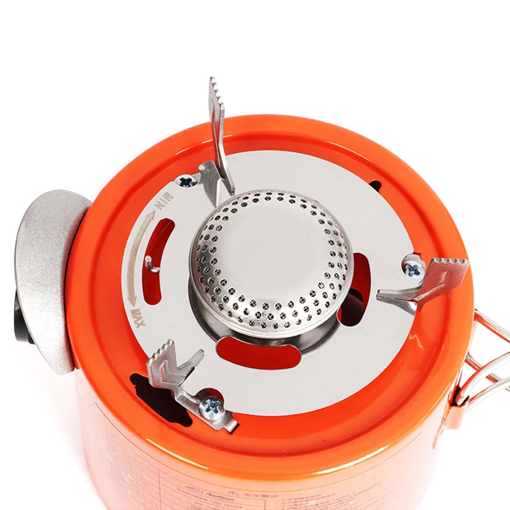 Portable 2000W Gas Heater with 1M Gas Pipe – Outdoor Camping Stove & Heater for Ice Fishing, Hiking, and Tents