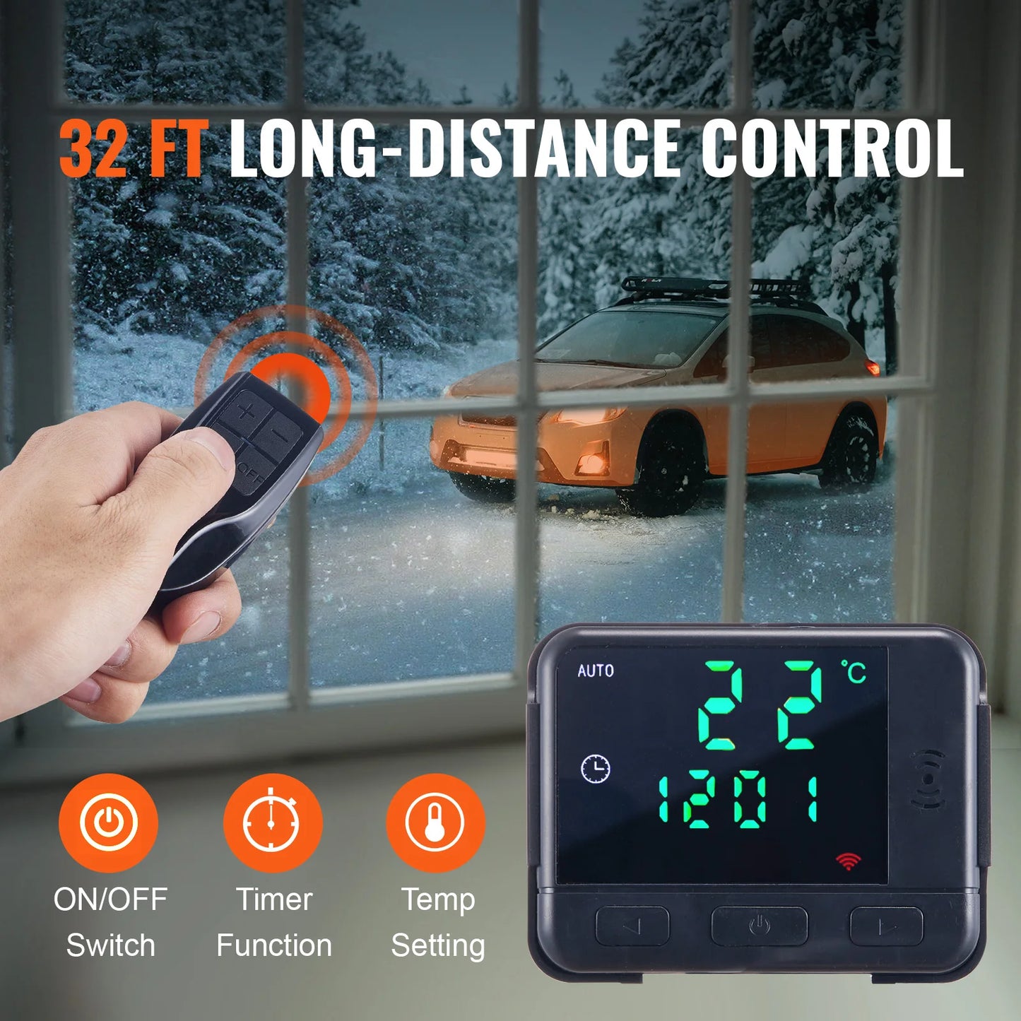 5KW Diesel Heater 12V with Bluetooth – Compact, Efficient Heating for Vehicles and Outdoor Spaces