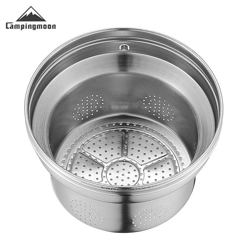 CAMPINGMOON SW-1V Stainless Steel Tea Strainer – Multi-Purpose Camping Tea Filter Accessory