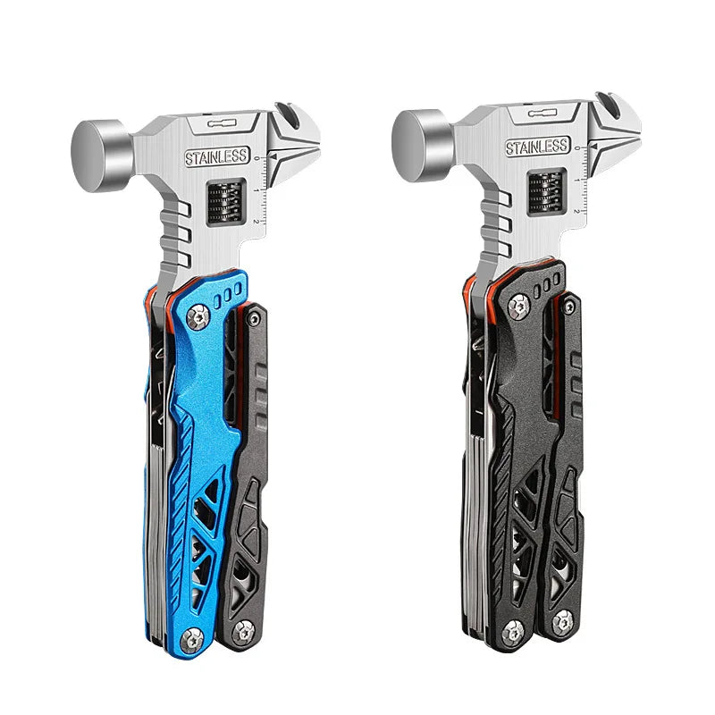 Multifunctional Wrench Hammer – All-in-One Outdoor Camping & Emergency Tool