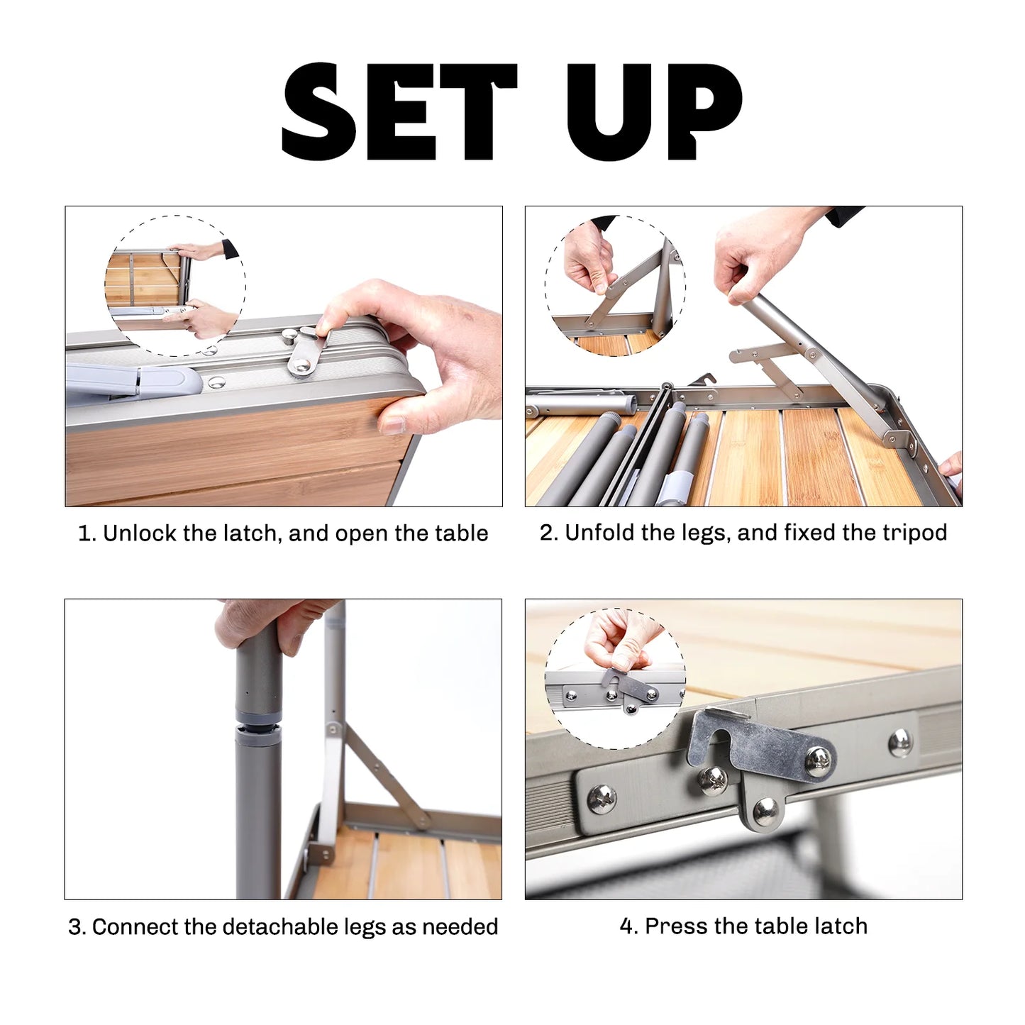 Fire Maple Dian Camping Table – Compact Strength Meets Natural Style