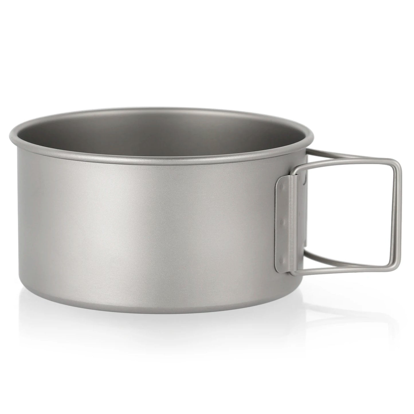 Lixada Titanium Bowl with Folding Handles – Ultra-Light Bowls for Camping, Hiking & Backpacking