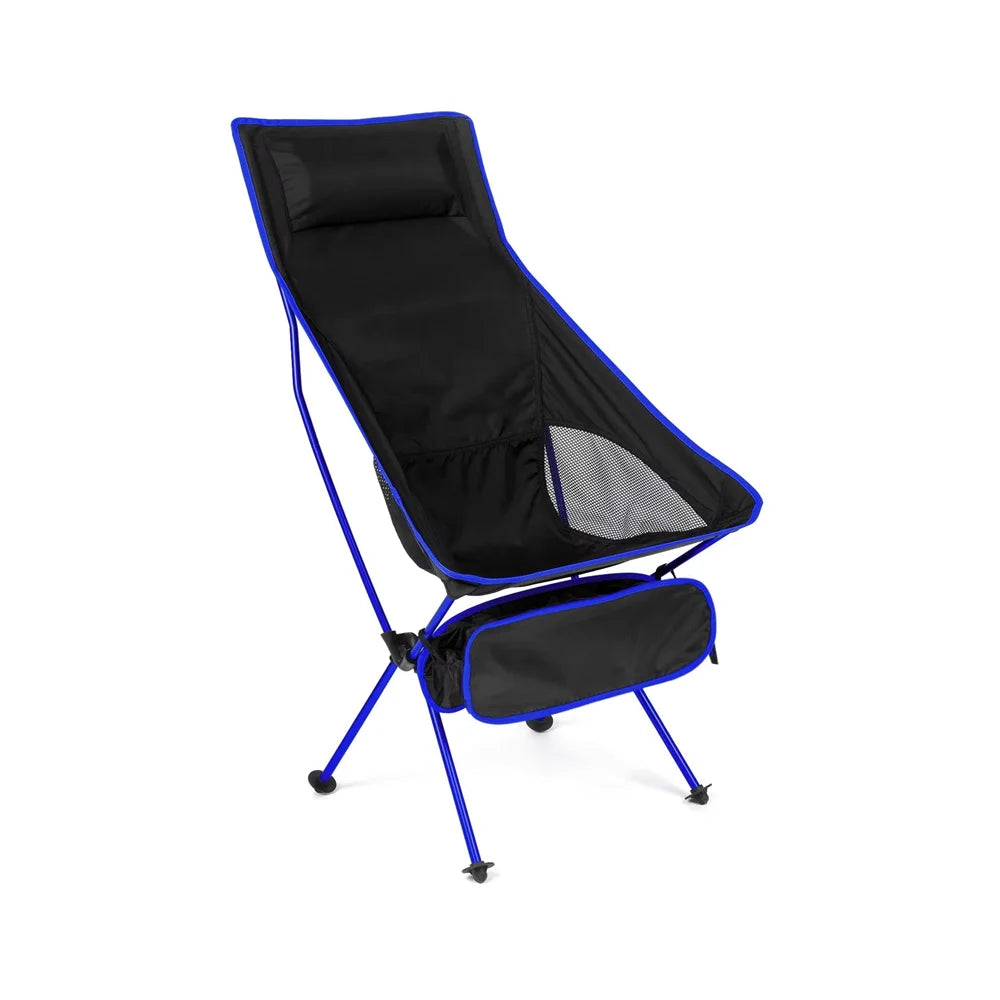 Ultralight Folding Chair – Portable & Extended Comfort for Camping, Fishing & More