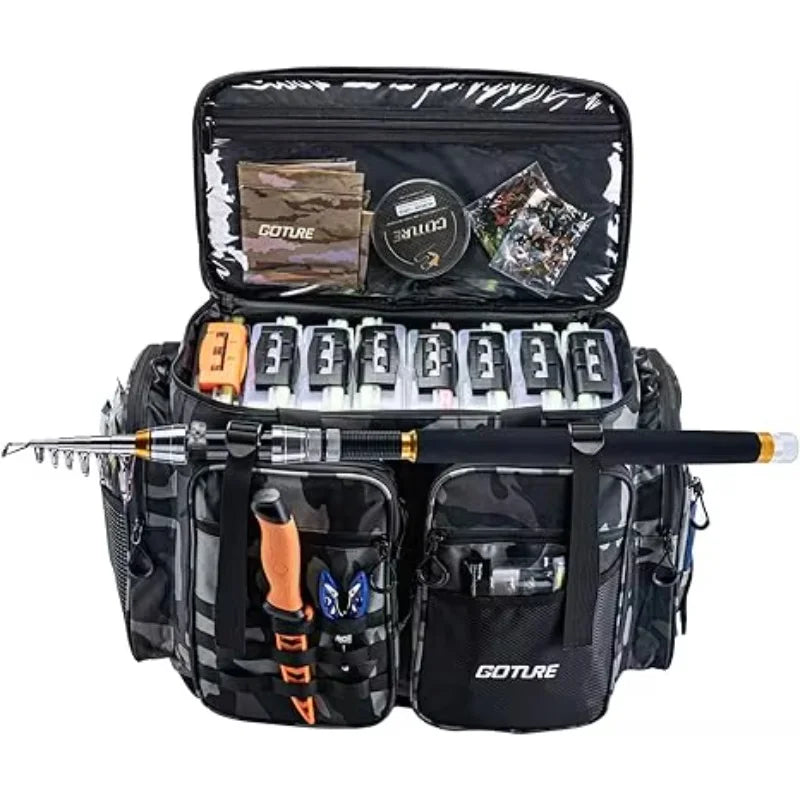Goture Pro Angler Tackle Bag – Premium Gear Organizer for Serious Fishermen