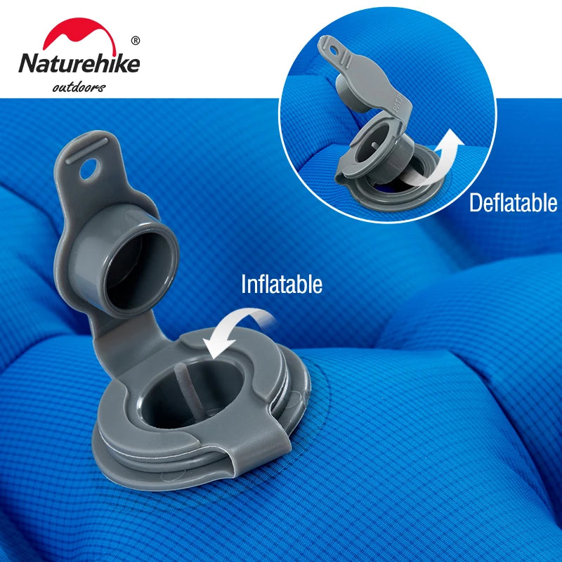 Naturehike Ultralight Double Air Mattress – Inflatable Folding Sleeping Pad for Camping, Hiking