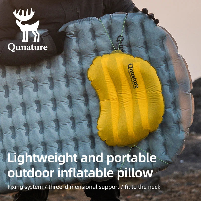 Qunature Inflatable Camping Pillow – Lightweight & Comfortable Camp Pillow
