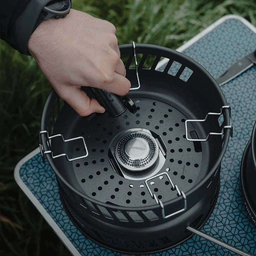 Fire Maple Cooking Kit with Gas Burner – All-in-One Outdoor Stove & Cookware Set for Camping and Hiking