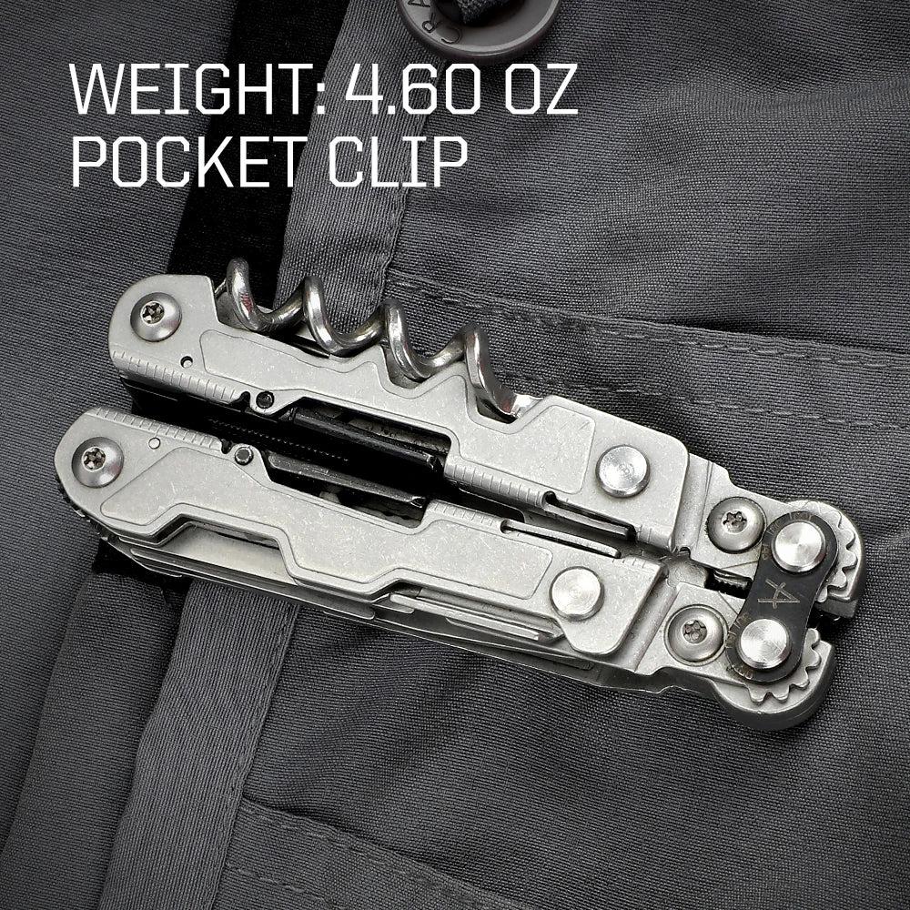SOG PowerLitre 19-in-1 Mini Multi-Tool – Compact EDC for Outdoor Survival
