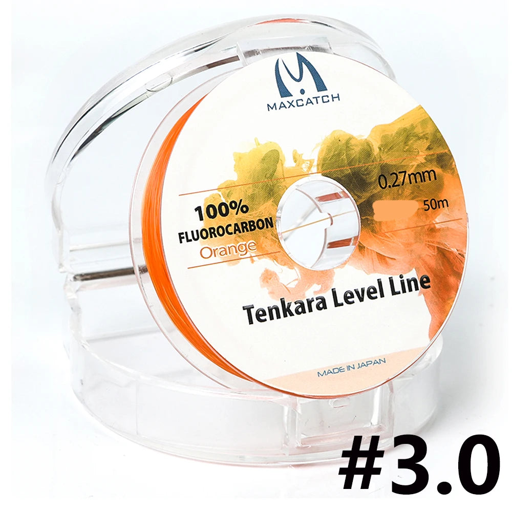 Maximumcatch Tenkara Level Line – 50M Fluorocarbon Fly Fishing Line