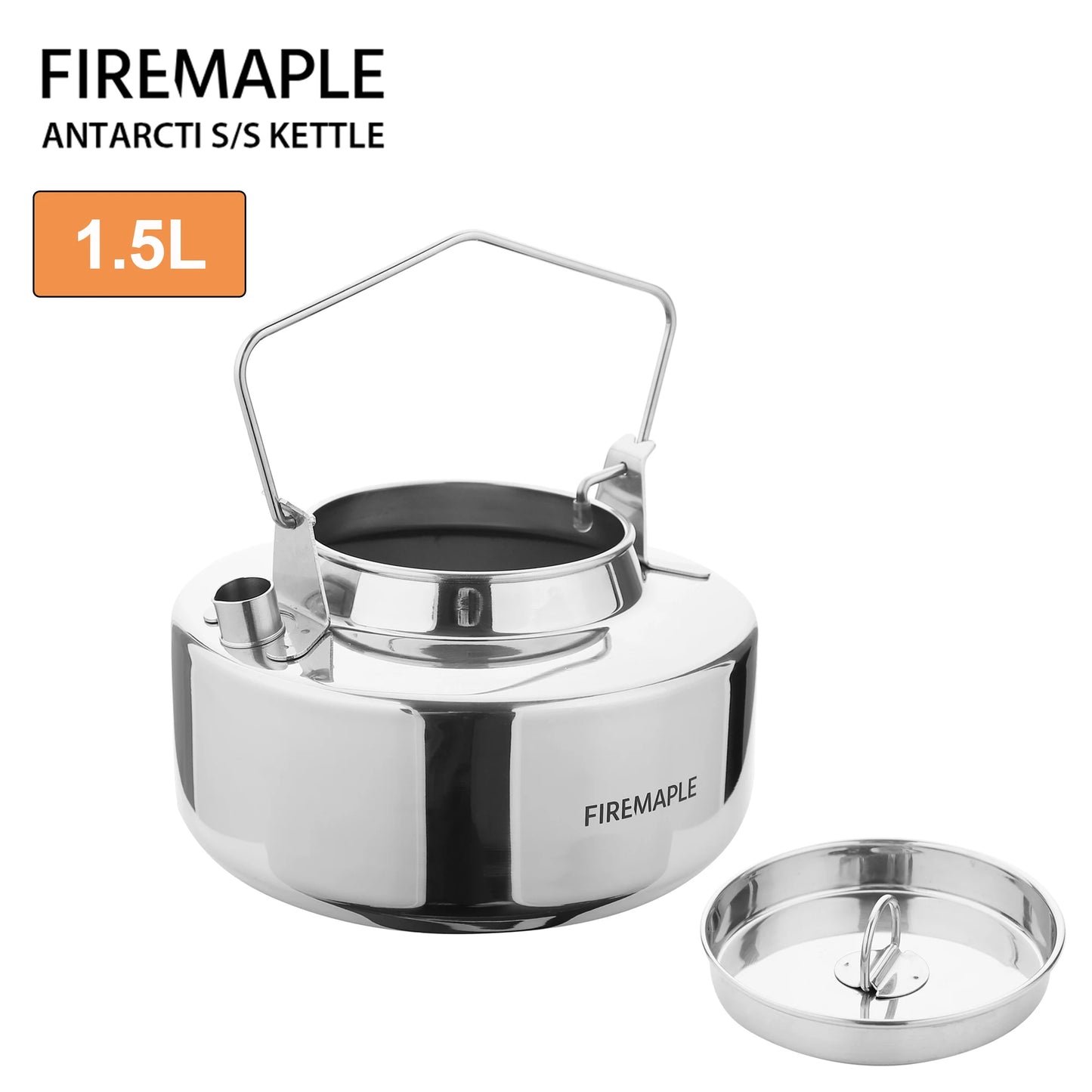 Fire Maple Antarcti Stainless Steel Camping Kettle – S304 Durable Teapot for Bushcraft & Backpacking