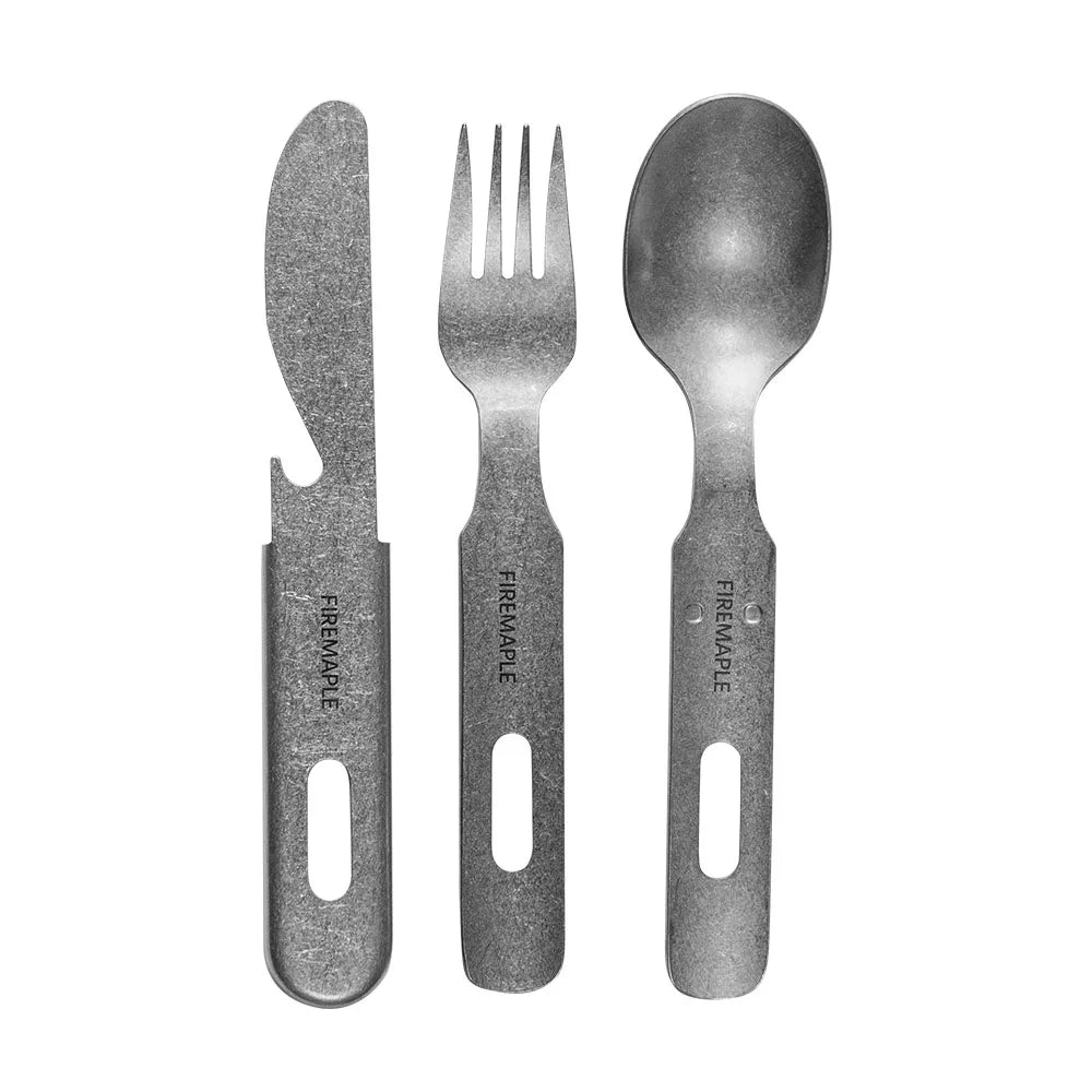 Fire-Maple Antarcti 3-in-1 Utensils Set – Fork, Knife & Spoon Combo