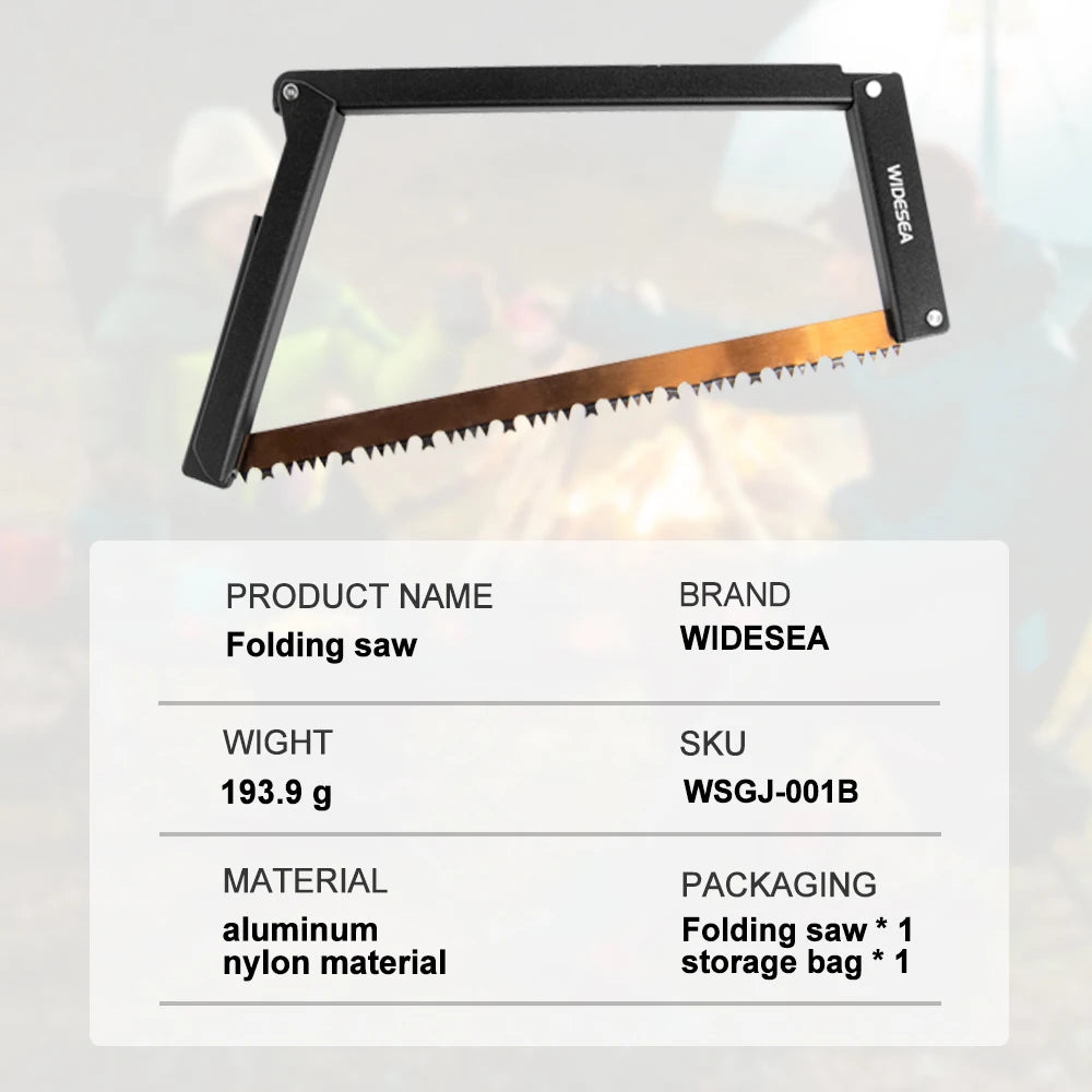 Widesea Folding Saw - Cut through the wilderness with confidence.