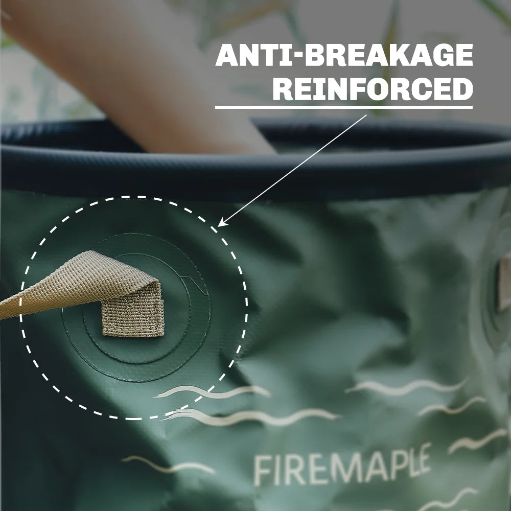 Fire Maple Ripple Folding Bucket – Collapsible Food-Grade Camping Wash Bucket