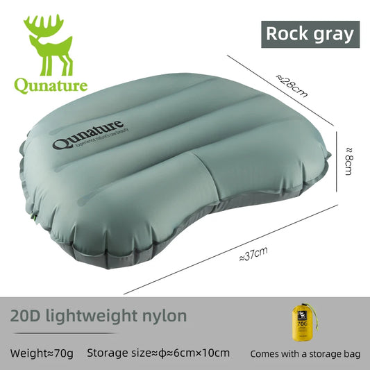Qunature Inflatable Camping Pillow – Lightweight & Comfortable Camp Pillow