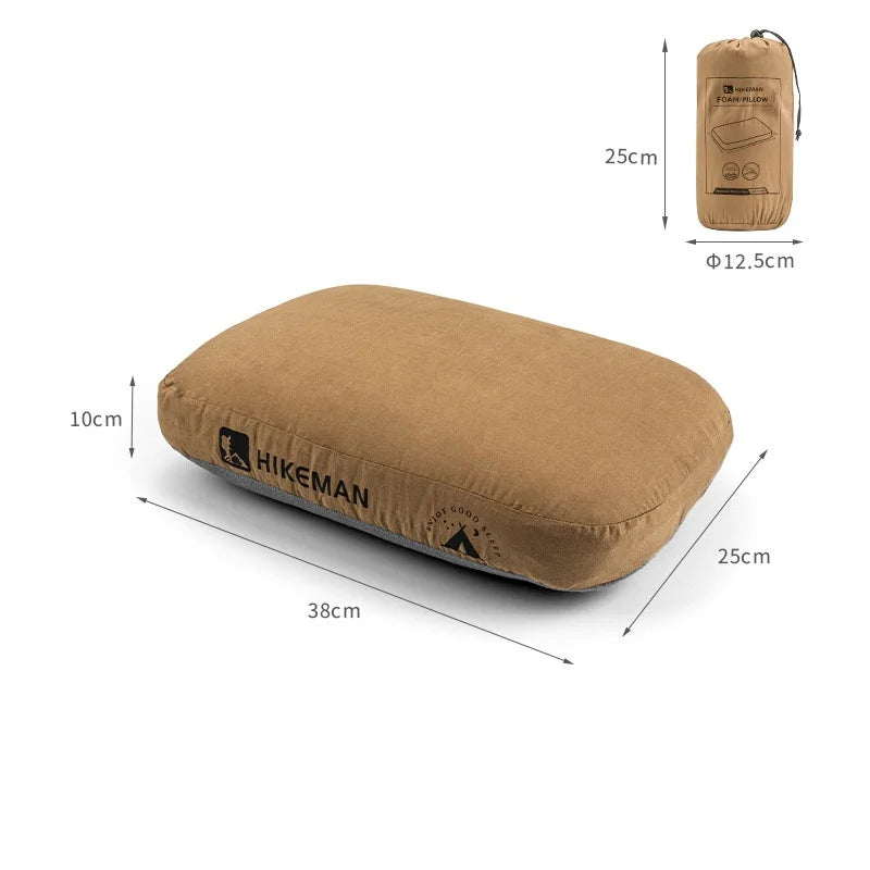 Outdoor Camping Memory Foam Pillow – Portable Comfort, Slow Rebound Design