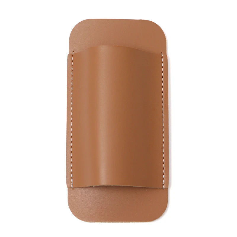 Genuine Leather EDC Folding Knife Sheath – Waist Carrier for Outdoor Survival
