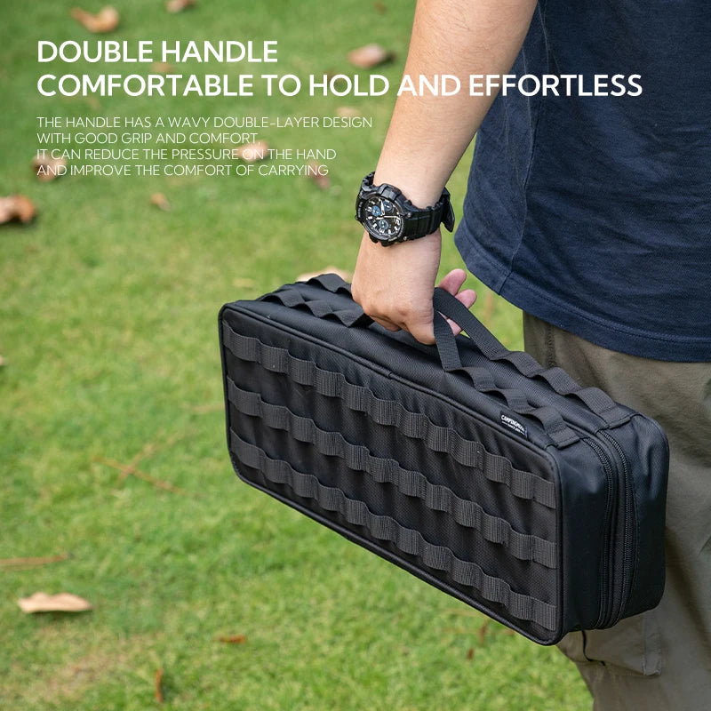 CAMPINGMOON BK-40 Black Waterproof Canvas Storage Bag