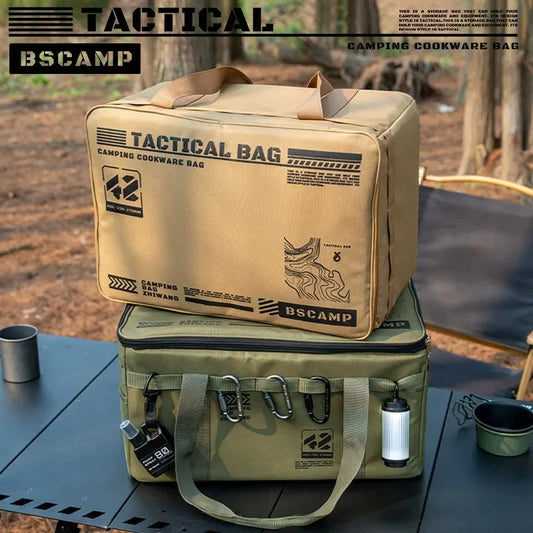 30L Tactical Camping Storage Bag – Insulated Folding Box for Field Gear