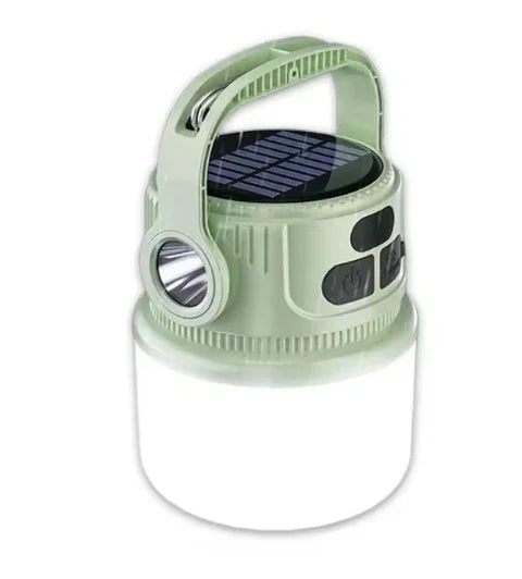 Portable LED Camping Lantern – Solar & USB Rechargeable, Waterproof & Ultra-Light