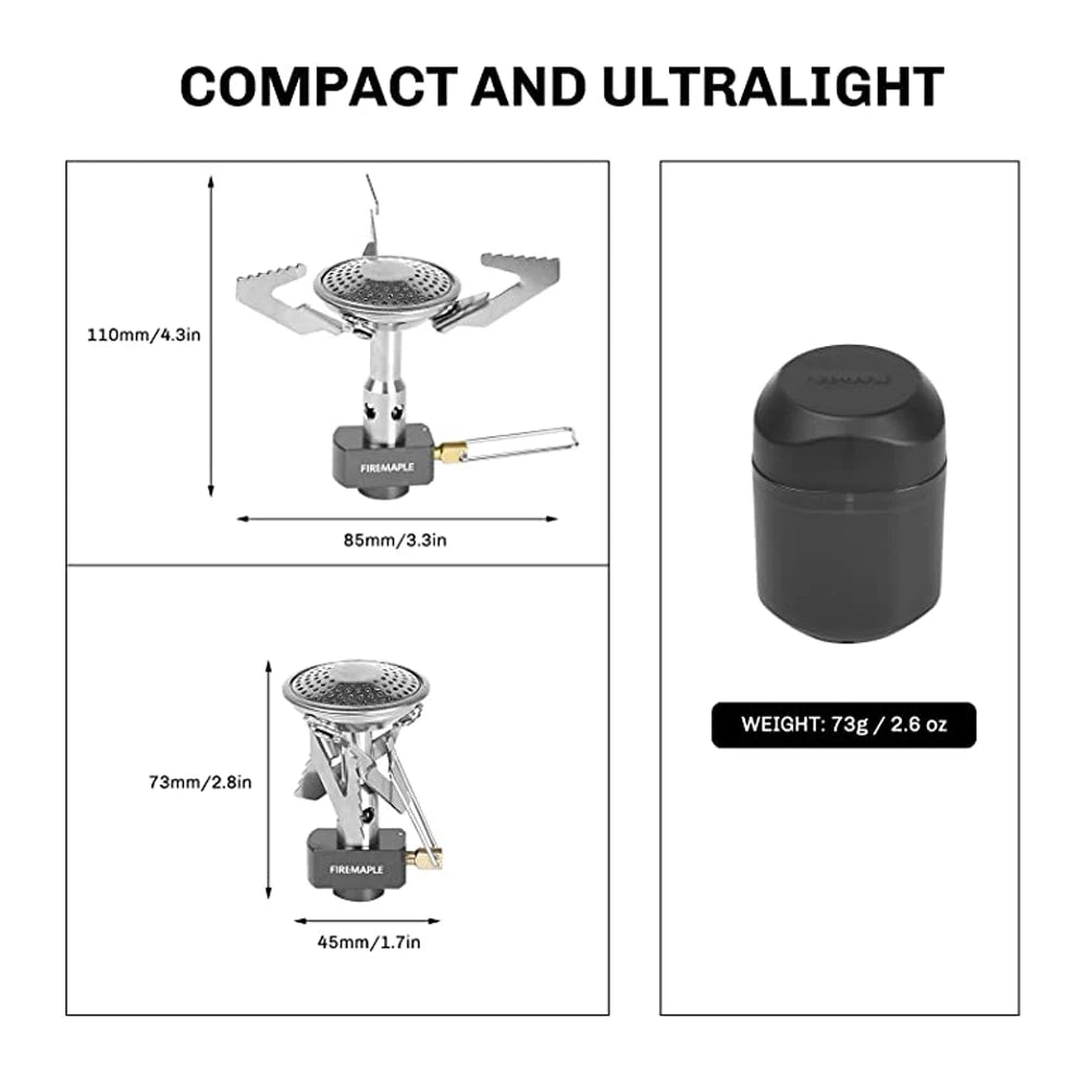 🔥 Fire Maple Buzz Mini Portable Outdoor Stove – Ultralight, Foldable & Built for Adventure