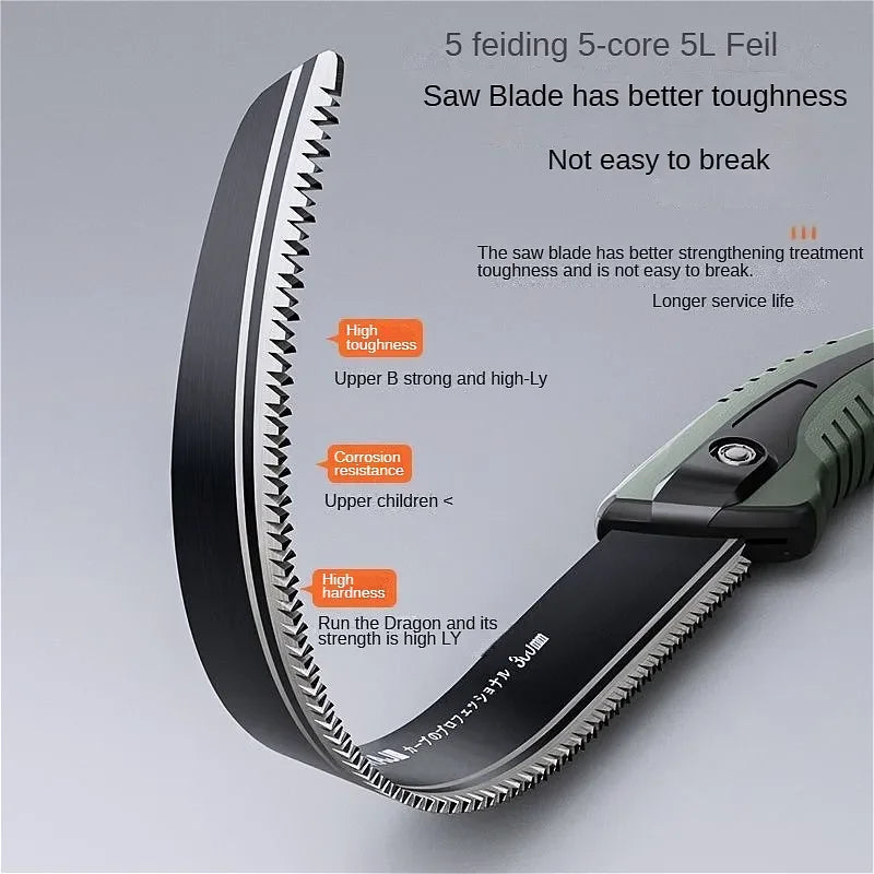 AIRAJ Japanese Style Hand Saw – Precision Cutting for Woodworking & Gardening