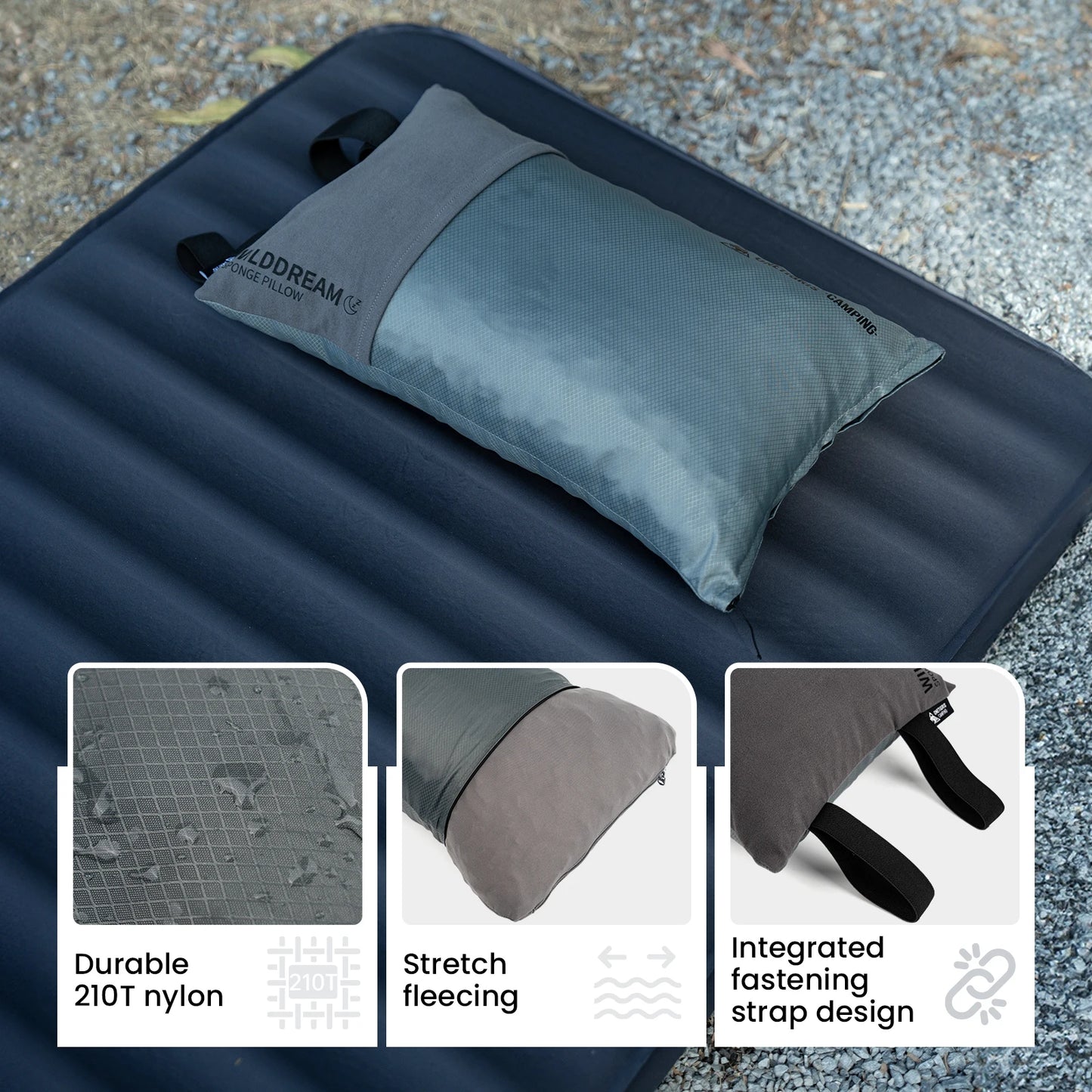 ONETIGRIS Camping Pillow – Ultralight Comfort for Every Adventure