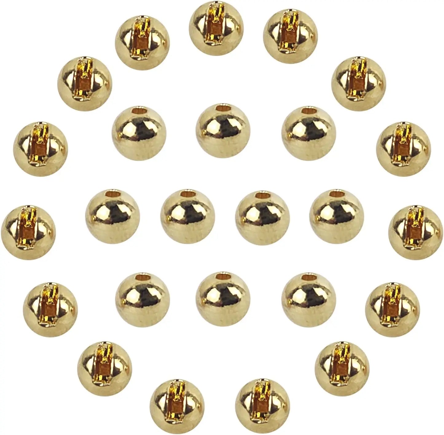 Eupheng 25PC Fly Tying Bead Balls – Nymph Fly Fishing Materials (2.5mm / 3.0mm / 3.5mm / 4.0mm)