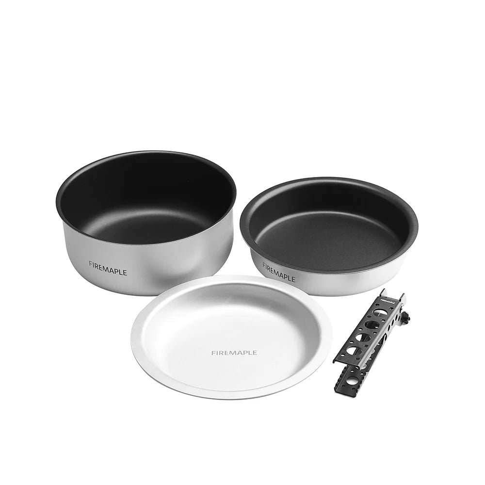 Fire‑Maple Frost Ultralight Aluminium Cookware Set Solo Camping • Hiking • Non‑Stick • Lightweight 358.5 g