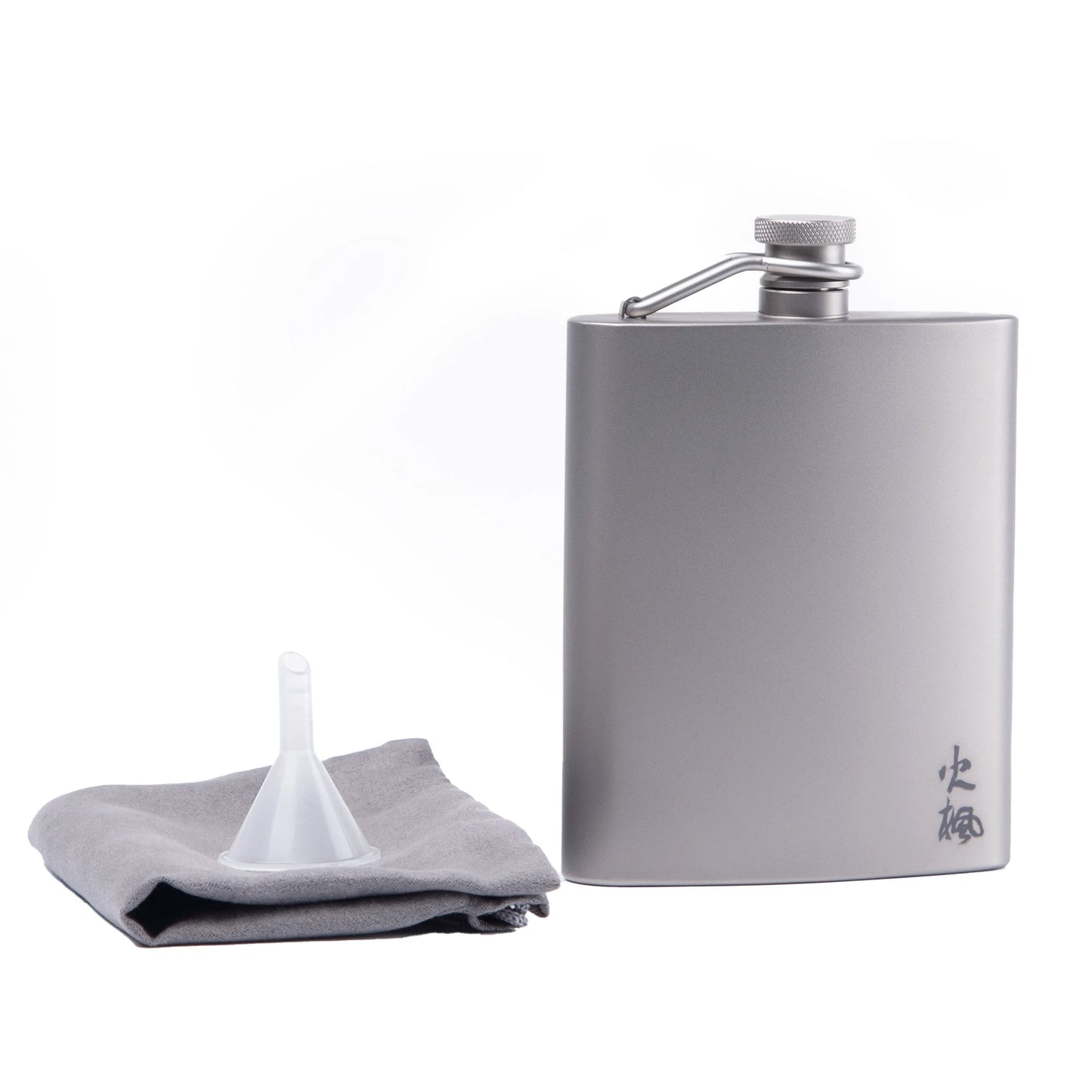 Fire Maple Bacchus Titanium Hip Flask – 200ml Ultralight Whiskey Flagon for Camping, Hiking & Climbing