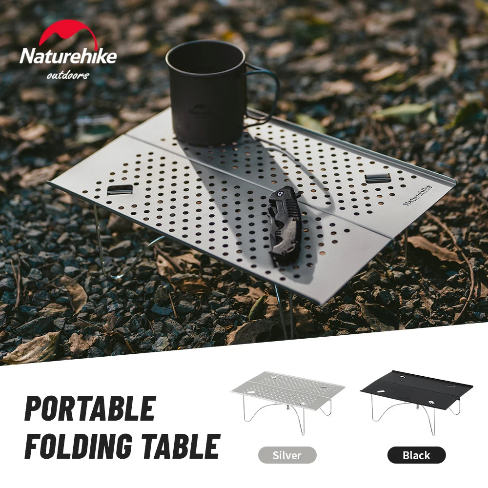 Naturehike X01 Folding Table – Ultralight Aluminum Alloy Portable Table for Camping, Hiking