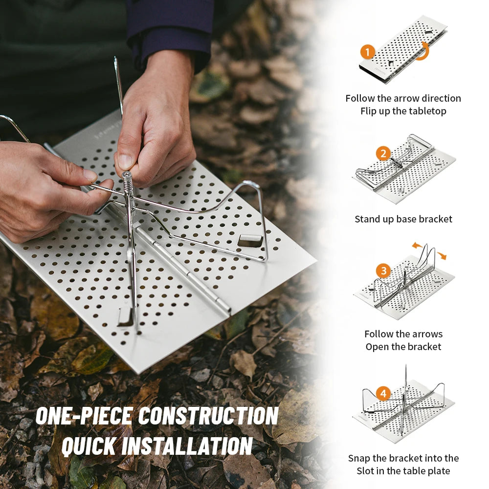Naturehike X01 Folding Table – Ultralight Aluminum Alloy Portable Table for Camping, Hiking