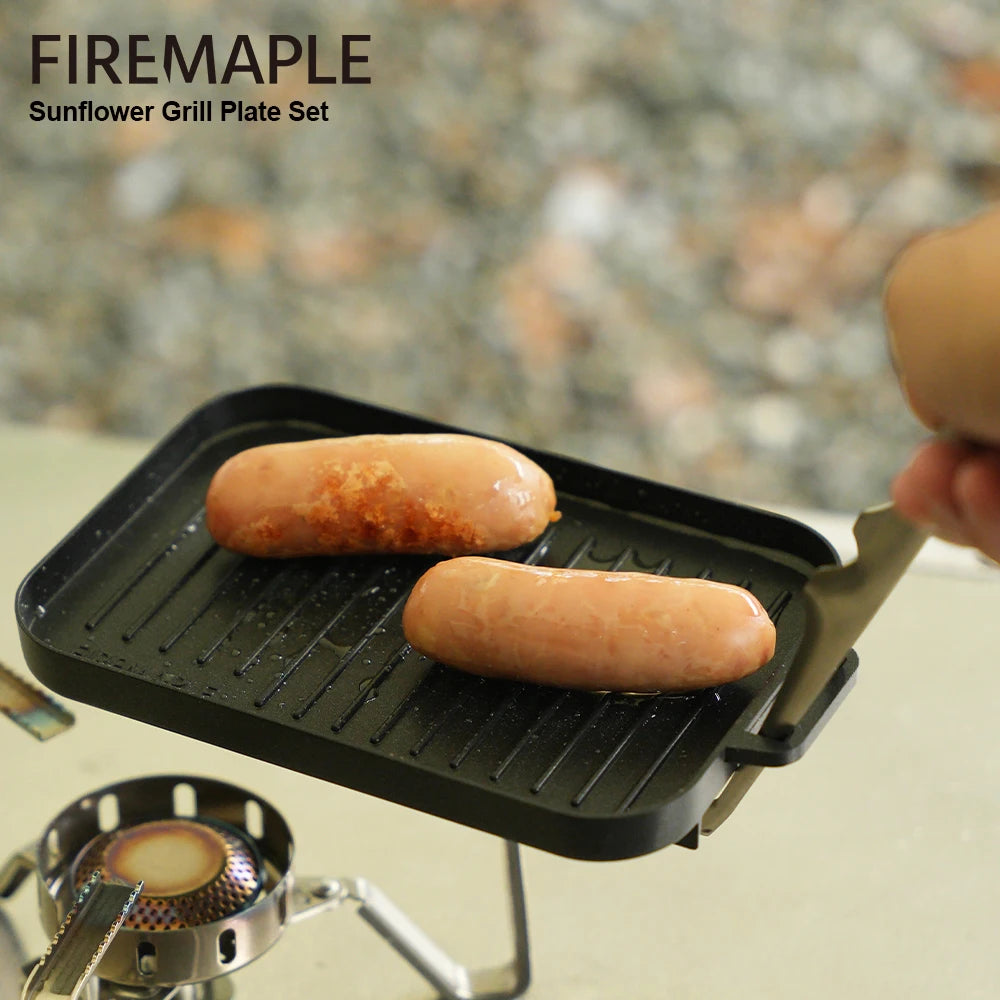 FireMaple Mini Grill Plate Set — Compact Powerhouse for Outdoor Grilling