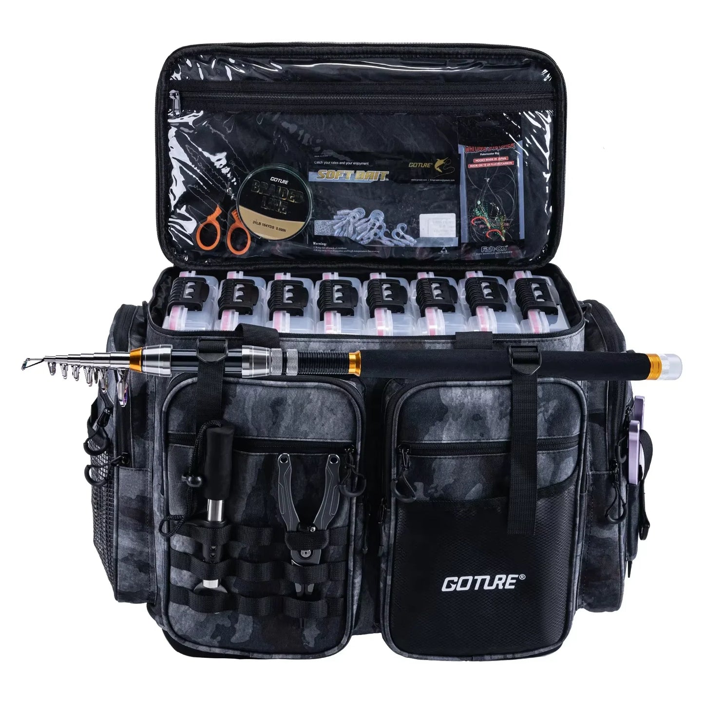 Goture Pro Angler Tackle Bag – Premium Gear Organizer for Serious Fishermen