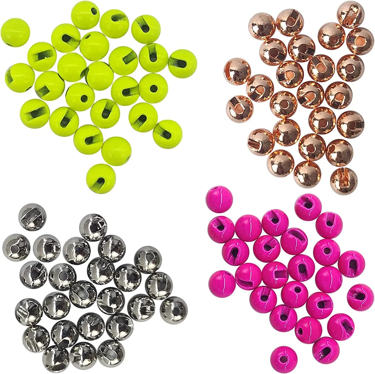 Eupheng 25PC Fly Tying Bead Balls – Nymph Fly Fishing Materials (2.5mm / 3.0mm / 3.5mm / 4.0mm)