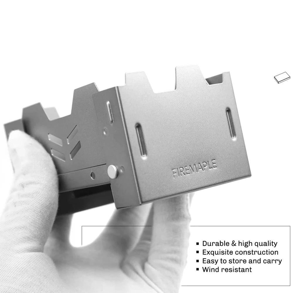 Fire Maple Lotus Titanium Ultralight Alcohol Stove — Mini Burner, Maximum Efficiency