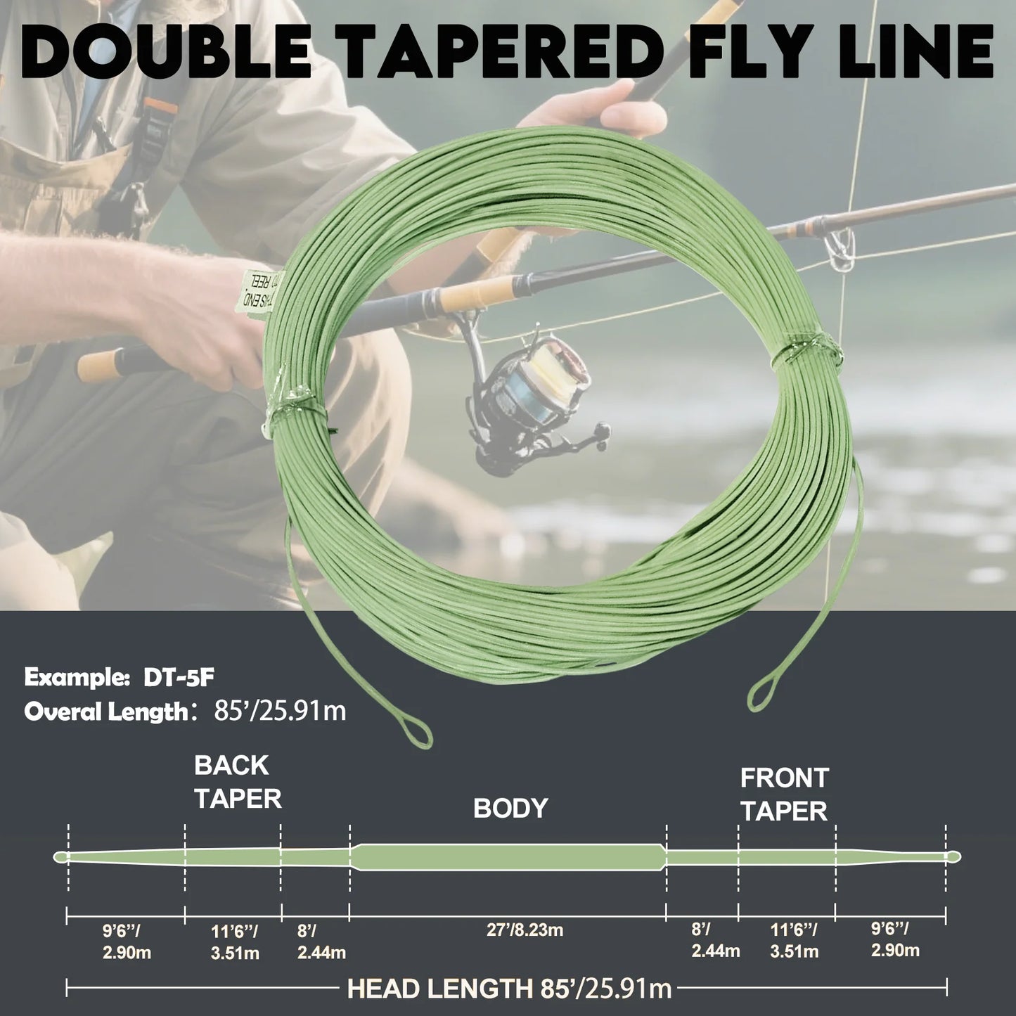Aventik DT Floating Fly Line – 85FT